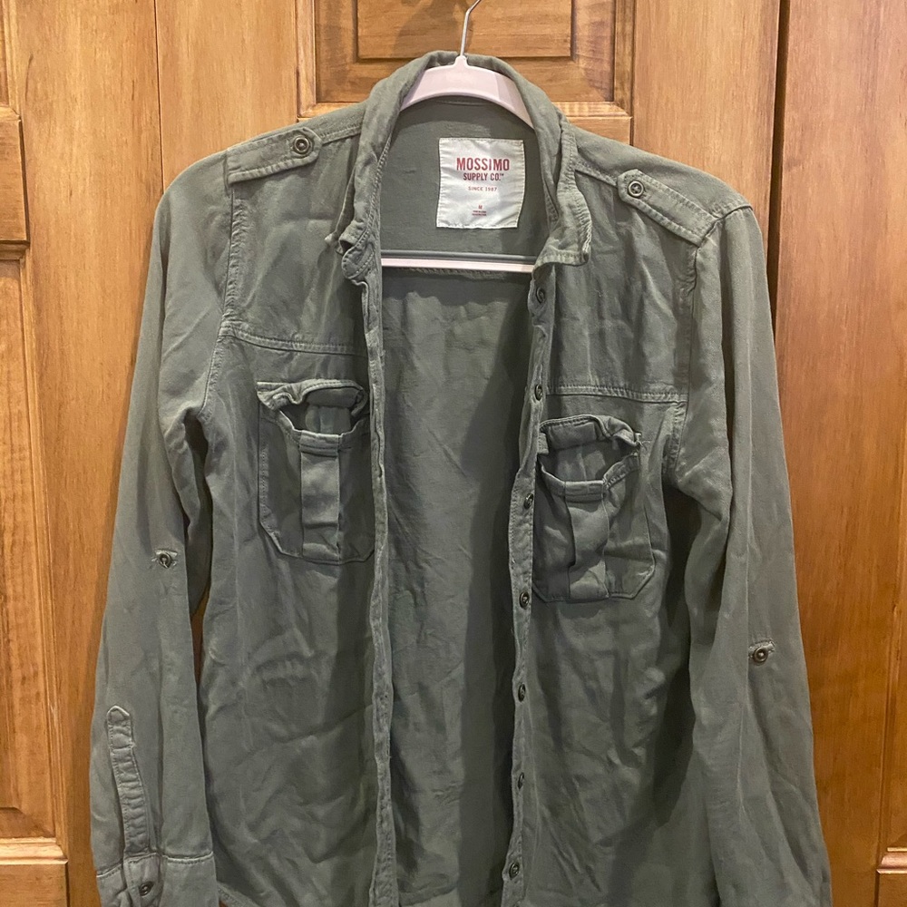 target soft button up